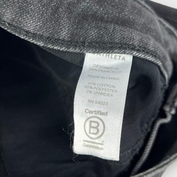 Athleta Scupltek Zip Ankle Ultra Skinny Jeans Size 2 Charcoal - Picture 6 of 11